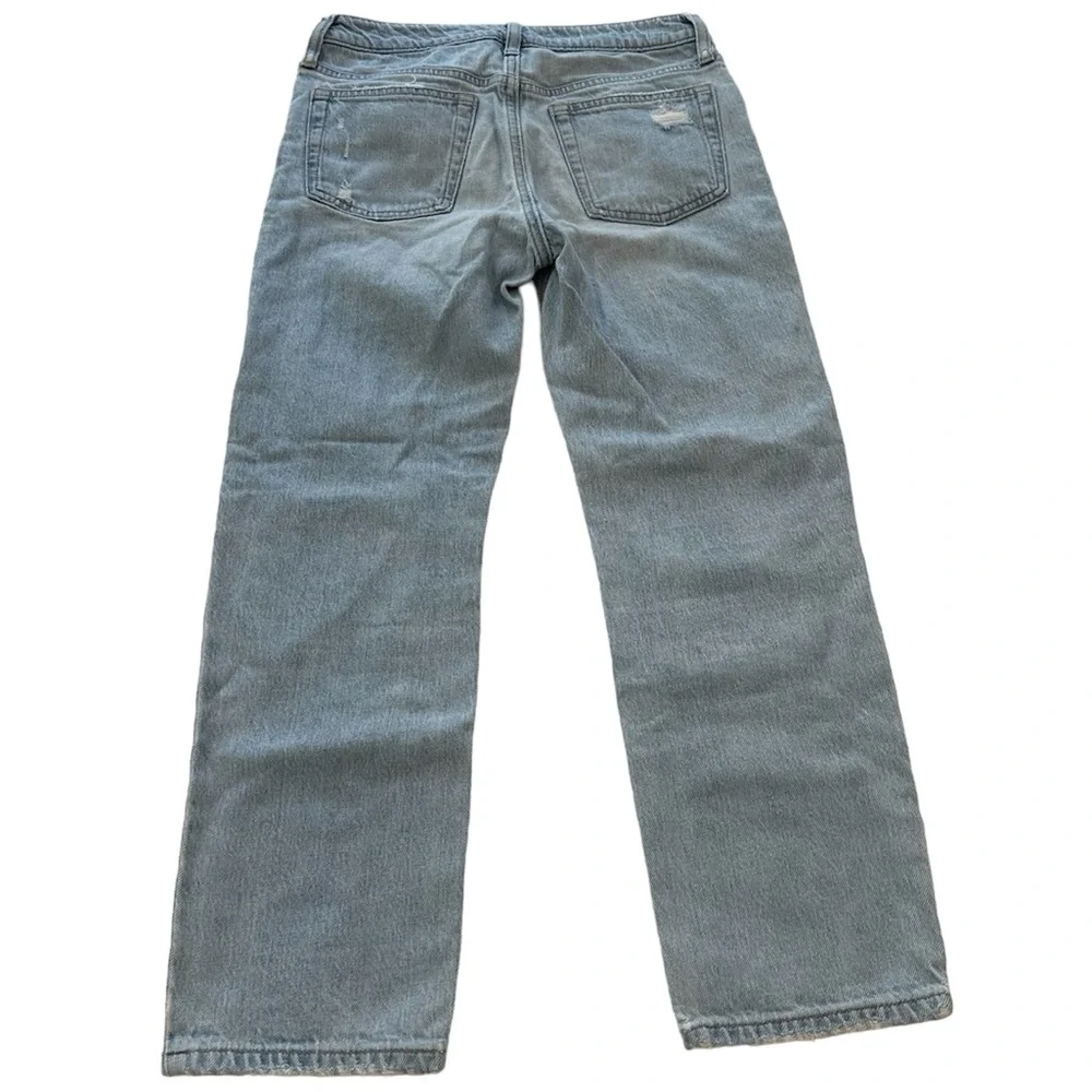 GAPTeen Girlfriend High Rise Distressed Light Blue Jeans Girls Size 10